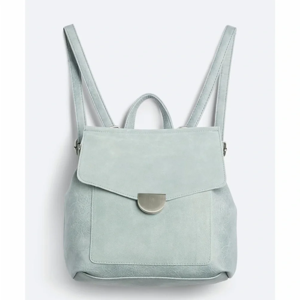 Heather Suede Convertible Backpack ✨ - Picture 1 of 7